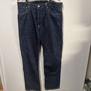 Polo Ralph Lauren Vintage 67 Jeans Mens 36x34 Dark Wash Denim Straight Leg